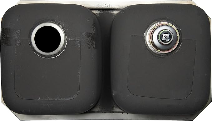 MSI Undermount Stainless Steel 32 in. x 18 in. Double Bowl Kitchen Sink and Strainer