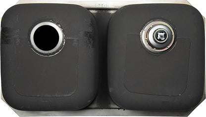 MSI Undermount Stainless Steel 32 in. x 18 in. Double Bowl Kitchen Sink and Strainer