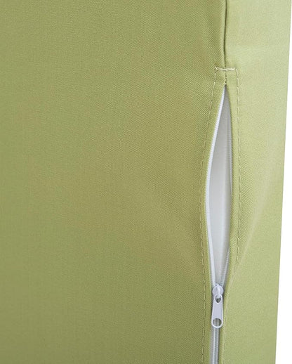 Linon Tobin Natural & White Dining Nook with Hidden Storage Spaces Includes Apple Green Cushion Set and Pillows
