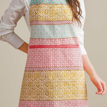 Maison d' Hermine 100% Cotton Apron for women with Pocket Kitchen Chef Apron for Men Cooking Mothers Day Gifts