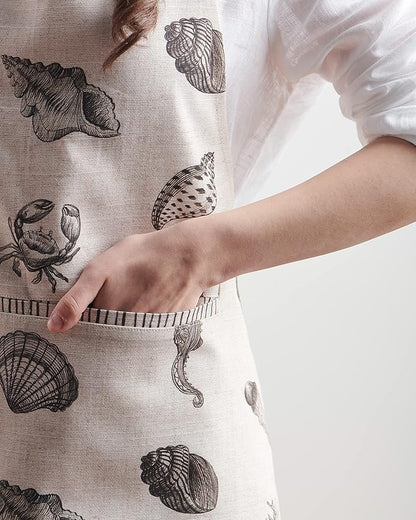 Maison d' Hermine 100% Cotton Apron for women with Pocket Kitchen Chef Apron for Men Cooking Mothers Day Gifts