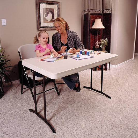 Lifetime 80568 48" x 30" Wide Folding Utility Table, 1