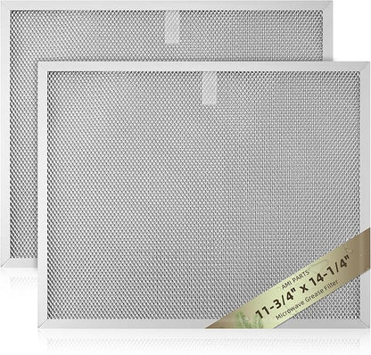 2-Pack for Allure Range Hood Filter 11-3/4" x 14-1/4" for B-roan Range Hood 30-Inch wide QS Series Replaces BPS2FA30 99010299 99010305 AP3378953 Filter by AMI PARTS