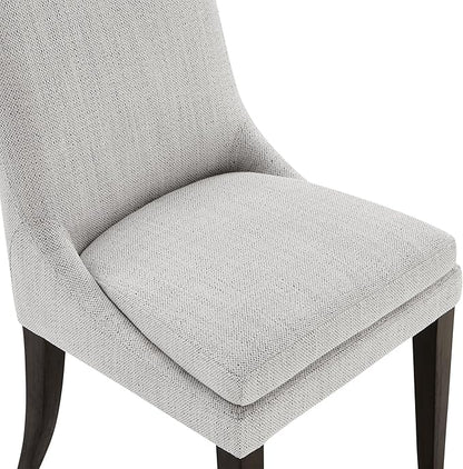 KISLOT Modern Dining Chair Set of 2 Upholstered Performance Fabric Mid Century Comfy Armlesschair for Kitchen Living Room,1 Box
