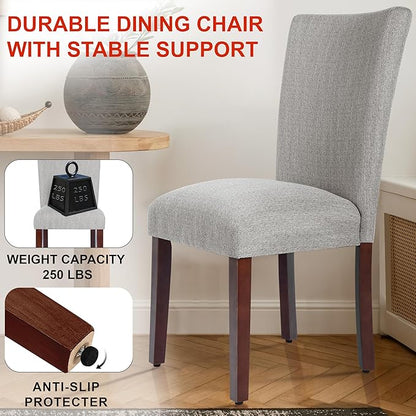 HomePop Classic Parsons Dining Chair - Light Gray (Single Pack)