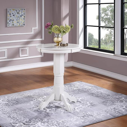 Florence 42" Height Pub Table - White