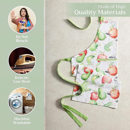 Maison d' Hermine 100% Cotton Apron for women with Pocket Kitchen Chef Apron for Men Cooking Mothers Day Gifts