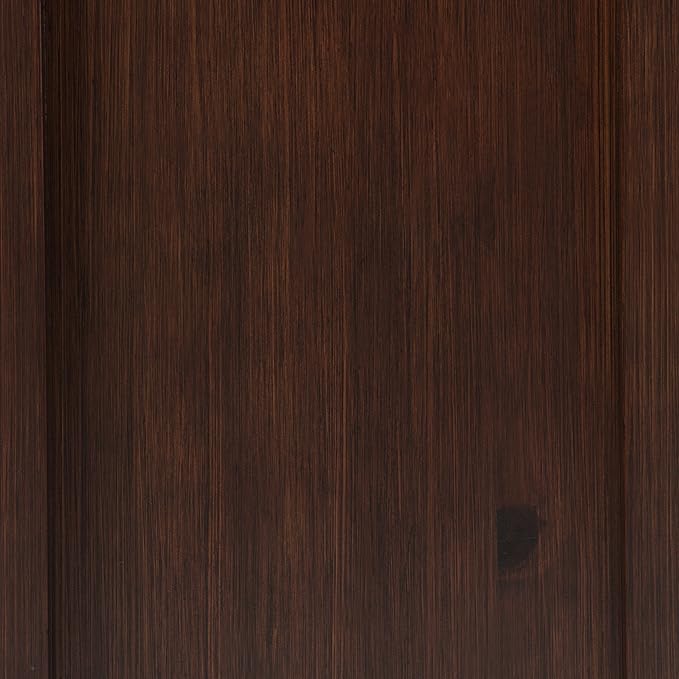 SIMPLIHOME Artisan Storage Cabinet - 38 inch Wide Solid Wood Medium Cabinet in Russet Brown, Transitional Accent Cabinet for Living Room or Dining Room with Glass Doors and Adjustable Shelves