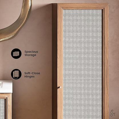 Classé 15" W x 60" H x 15" D Linen Cabinet in Oak