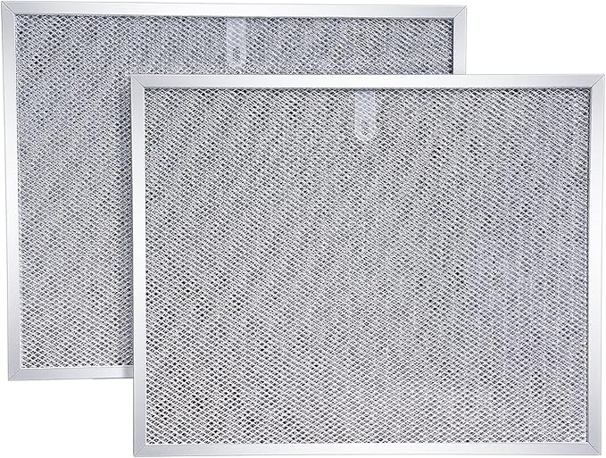 BPS1FA30 Range Hood Grease Filter Replacement, NuTone - Fit 11-3/4" x 14-1/4" x 3/8" - Replaces 99010299, 99010305, BPS2FA30, AP3378953 Compatible with QS1, QS2, WS1 Models 2 Pack