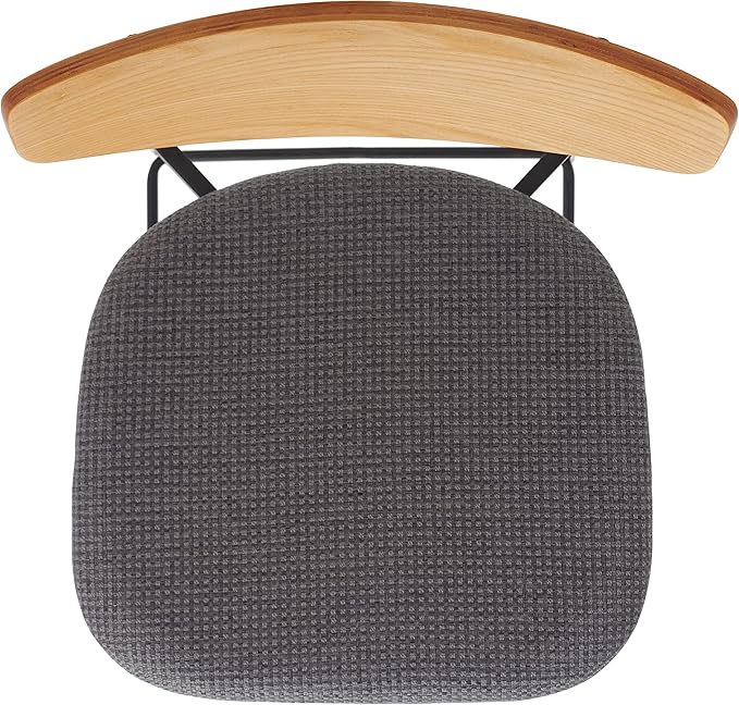 SAFAVIEH Home Collection Ryker Oak/Grey 26-inch Kitchen Island Breakfast Nook Counter Stool (Fully Assembled)