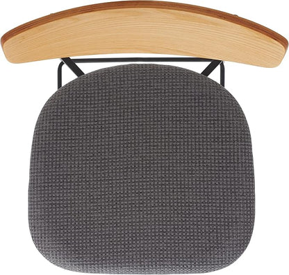 SAFAVIEH Home Collection Ryker Oak/Grey 26-inch Kitchen Island Breakfast Nook Counter Stool (Fully Assembled)
