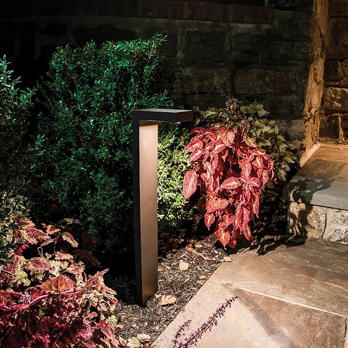 WAC Landscape Lighting, Ledge LED 12V Path and Area Light 3000K Warm Built-in LED in Black