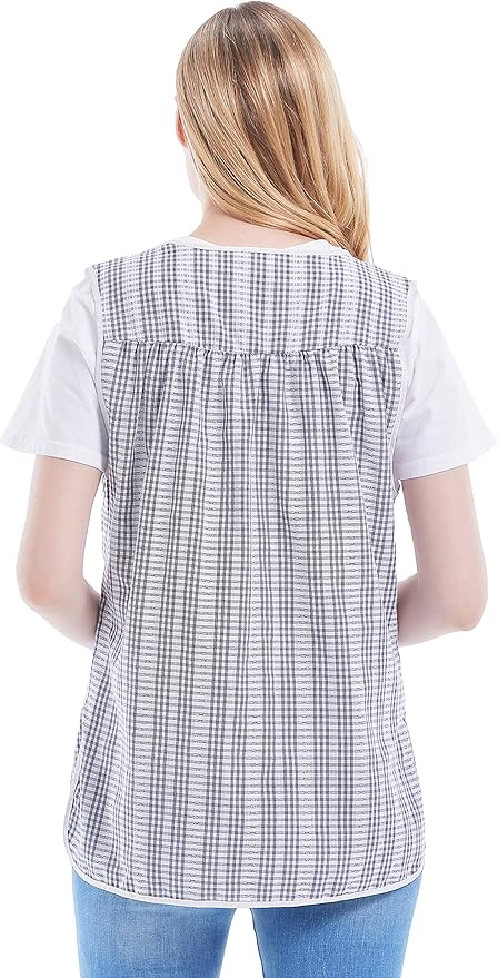 Nanxson Cobbler Aprons for Women with Pockets Smock Apron with Buttons for Cooking Chef Kitchen CF3152