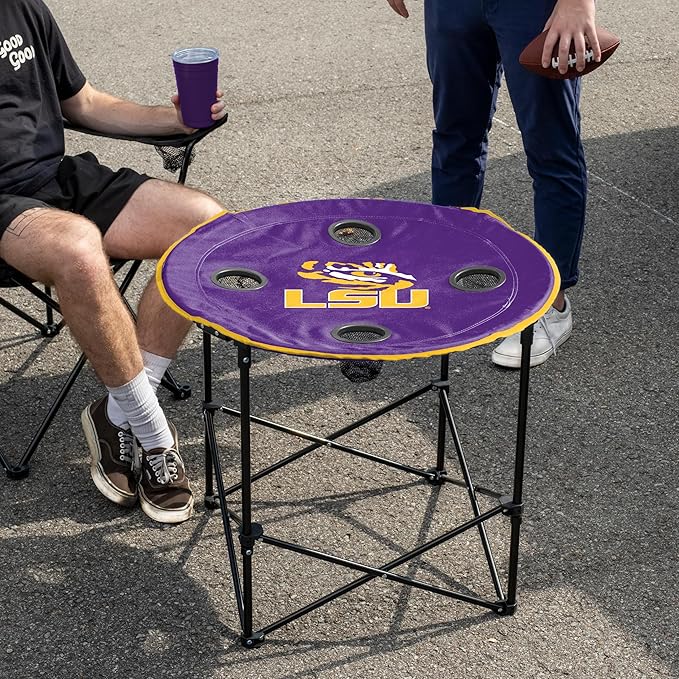 Logo Brands Officially Licensed NCAA Unisex Round Table, One Size, Team Color