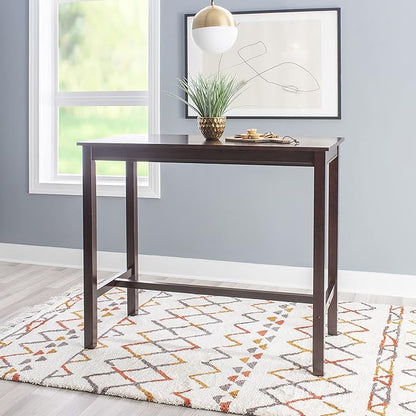 Linon Claridge Dark Espresso 42 inch Height Bar Table