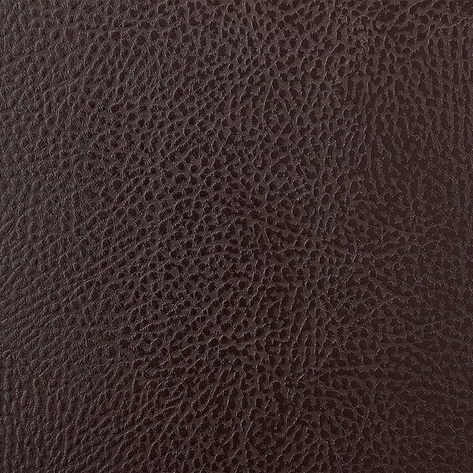 Armen Living Justin Modern Farmhouse 30" Seat Height Swivel Vintage Brown Faux Leather Bar Stool with Brown Metal Legs for Kitchen Island Counter