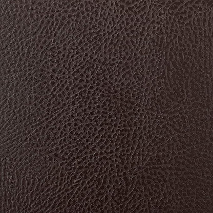 Armen Living Justin Modern Farmhouse 30" Seat Height Swivel Vintage Brown Faux Leather Bar Stool with Brown Metal Legs for Kitchen Island Counter