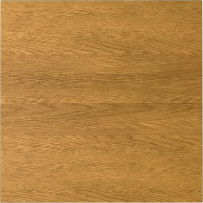 SIMPLIHOME Eastwood Dining Table - 54 inch Wide Solid Oak Veneer Square Table, Contemporary Style for Dining Room or Kitchen with Thick Top and Clean-Lined Legs, Seats 8