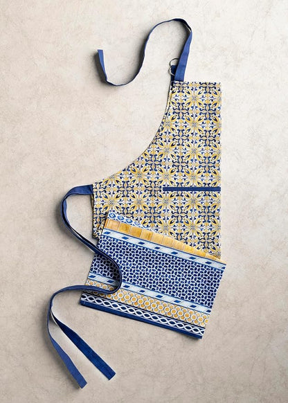Maison d' Hermine 100% Cotton Apron for women with Pocket Kitchen Chef Apron for Men Cooking Mothers Day Gifts