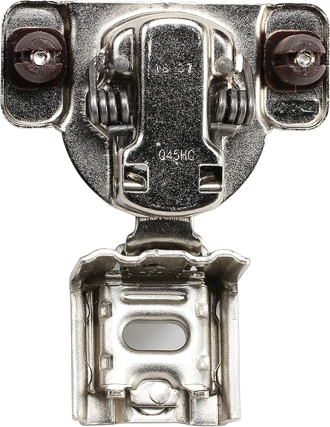 DTC 1-1/4" Overlay Soft Close 105 Degree 2 Cam Press in Face Frame Concealed Cabinet Hinge 6-Way Adjustable E8Q115NH (50 Pack)