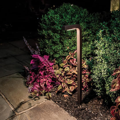 WAC Landscape Lighting, Balance LED 12V Path and Area Single Light 2700K Warm Built-in LED in Bronze