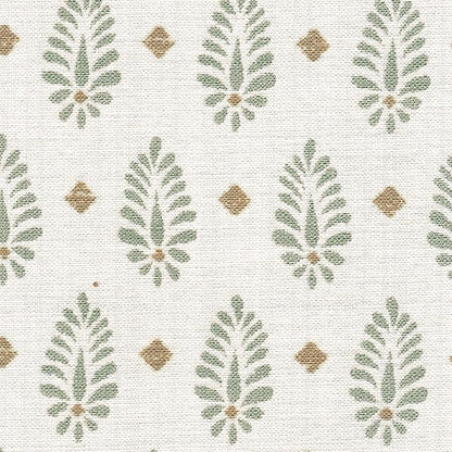 HomePop Rounded Back Upholstered Dining Chair - Sage Paisley Medallion (Single Pack)