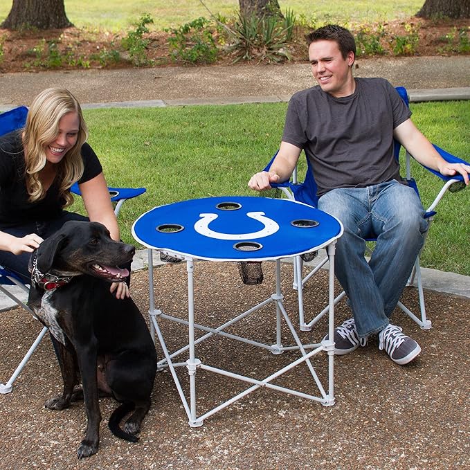 Logo Brands Officially Licensed NCAA Unisex Round Table, One Size, Team Color