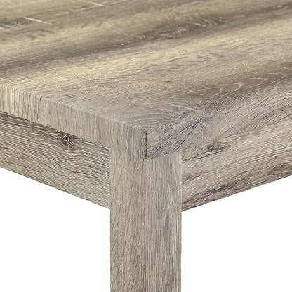 4-Piece Farmhouse Kitchen Table Stool Set with Power Outlets, Industrial Dining Tables with 3 Upholstered Stools, Wooden Counter Table Chairs w/Charging Station&2 USB Ports, Brown+Beige