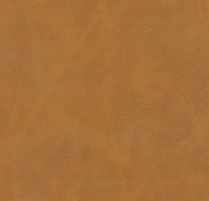 HomePop Channeled Metal Dining Chair | HomePop Home Décor | Single Pack - Caramel Brown Faux Leather