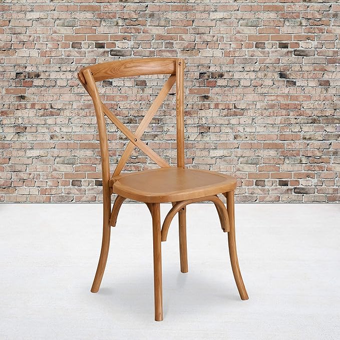 Flash Furniture HERCULES Series OAK Cross Back Chair
