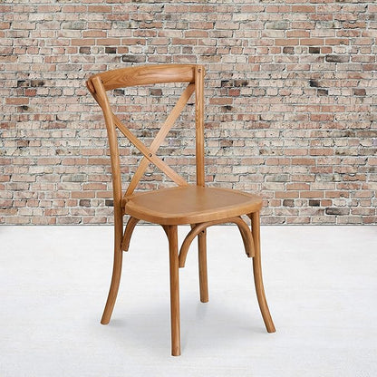 Flash Furniture HERCULES Series OAK Cross Back Chair