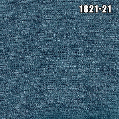 East West Furniture VEP7T21 Verona Parson Kitchen Chairs - Nailhead Trim Blue Color Linen Fabric Upholstered Dining Chairs, Set of 2, Jacobean